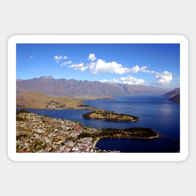 Queenstown, The Remarkables. Sticker by JohnDalkin